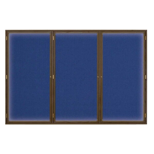 United Visual Products Open Faced Traditional Corkboard, 24x18" UV640A-BRONZE-BUFF - main